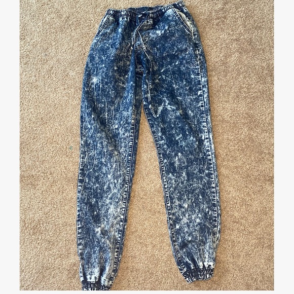 American Bazi Pants - Acid Wash American Bazzi “Jean” Joggers XL